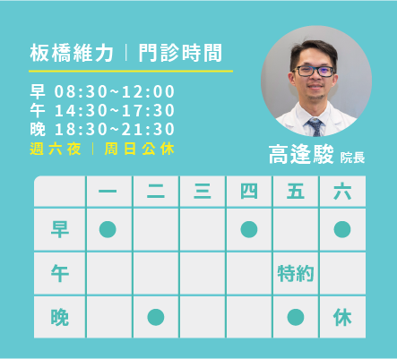 高逢駿醫師門診時間表