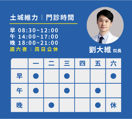 劉大維醫師門診表