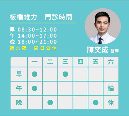 陳奕成醫師門診表