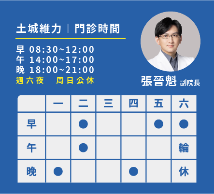 張晉魁醫師門診時間表