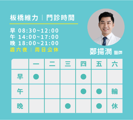 維力骨科鄭楊潤醫師門診表