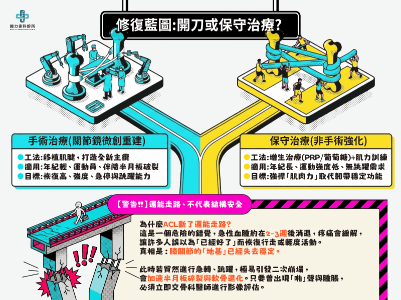 ACL治療選擇
