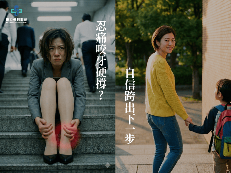 忍痛硬撐還是自信跨出下一步